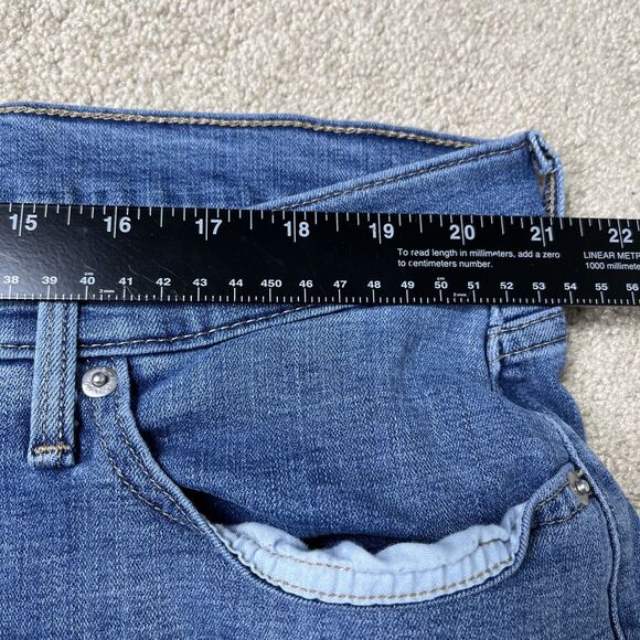 Levis Jeans Womens Plus Size 24W (42x 28) Classic Straight Blue Denim Stretch - Picture 7 of 11